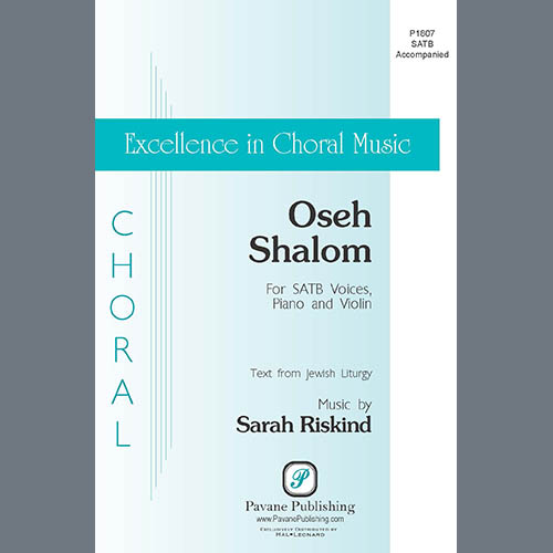 Sarah Riskind, Oseh Shalom, SATB Choir