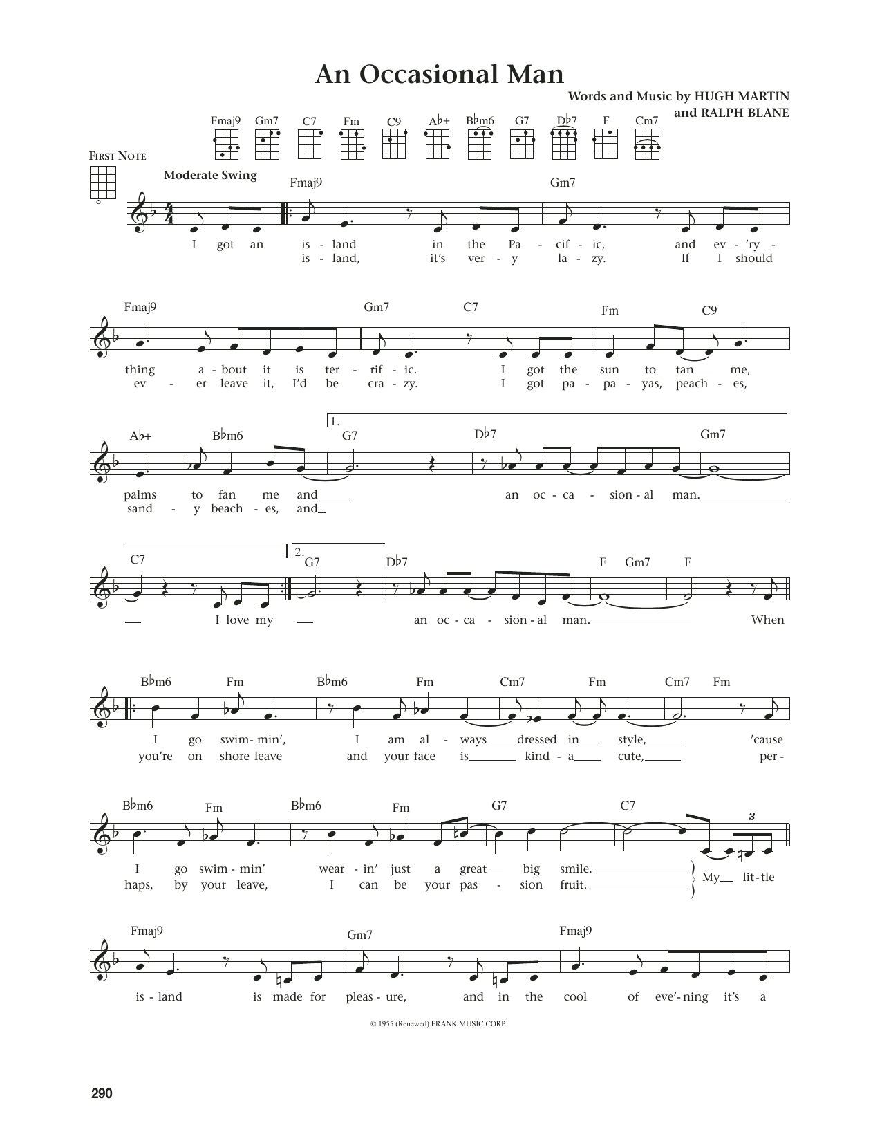 Sarah Vaughan An Occasional Man (from The Daily Ukulele) (arr. Jim Beloff) Sheet Music Notes & Chords for Ukulele - Download or Print PDF