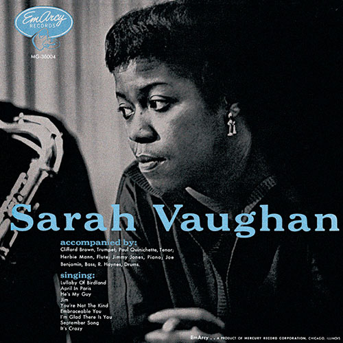 Sarah Vaughan, Lullaby Of Birdland, Piano, Vocal & Guitar (Right-Hand Melody)