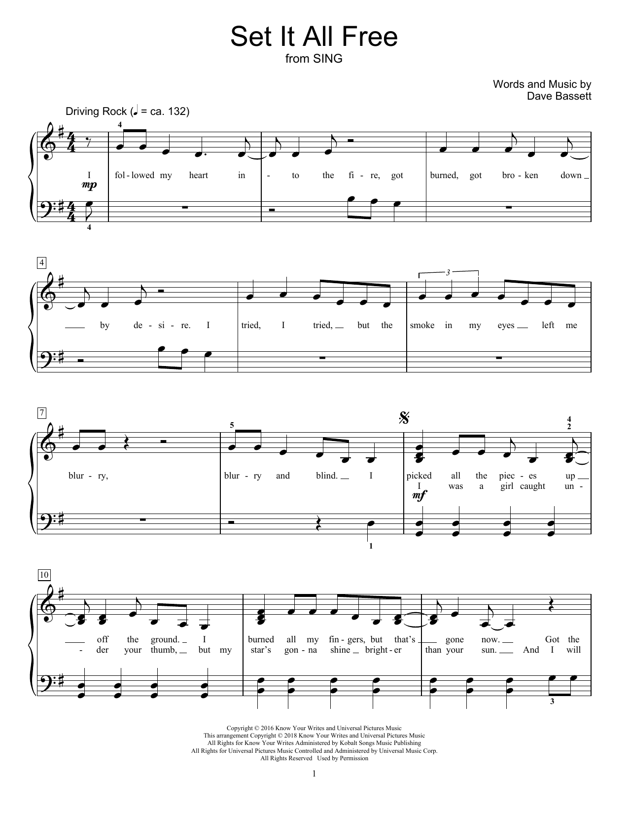 Mona Rejino Set It All Free Sheet Music Notes & Chords for Educational Piano - Download or Print PDF