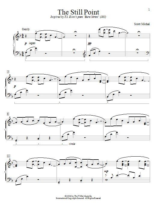 Scott Michal The Still Point Sheet Music Notes & Chords for Educational Piano - Download or Print PDF