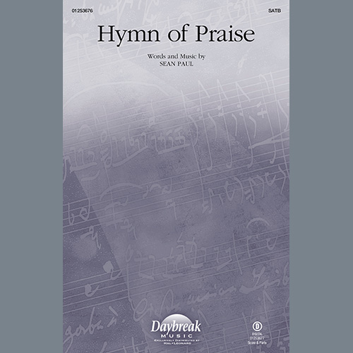 Sean Paul, Hymn Of Praise, SATB Choir