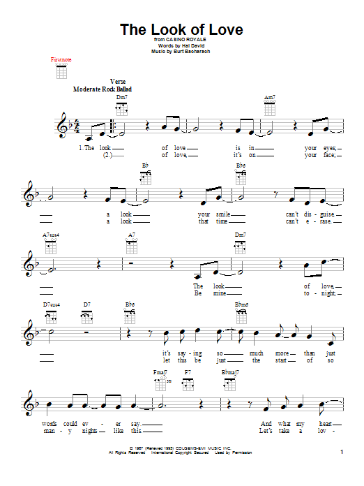 Sergio Mendes & Brasil '66 The Look Of Love Sheet Music Notes & Chords for Tenor Saxophone - Download or Print PDF