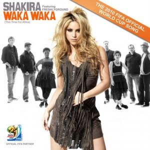 Shakira featuring Freshlyground, Waka Waka (This Time For Africa) (featuring Freshlyground), Piano, Vocal & Guitar (Right-Hand Melody)