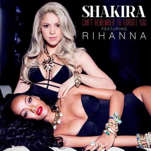 Shakira Featuring Rihanna, Can't Remember To Forget You, Piano, Vocal & Guitar (Right-Hand Melody)