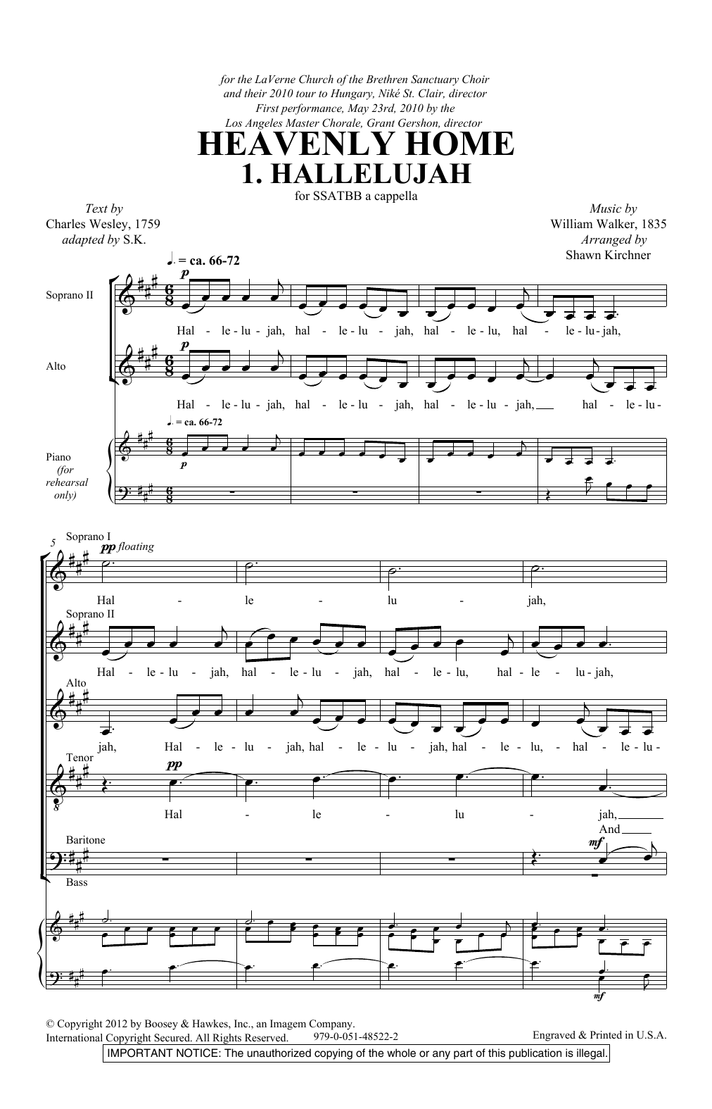 Shawn Kirchner Heavenly Home Sheet Music Notes & Chords for SATB Choir - Download or Print PDF