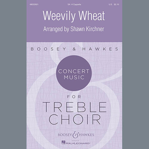 Shawn Kirchner, Weevily Wheat, 2-Part Choir
