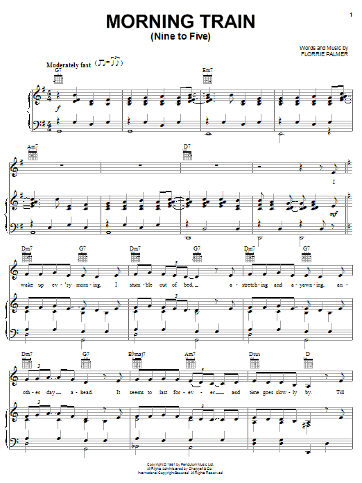 Sheena Easton Morning Train (Nine To Five) Sheet Music Notes & Chords for Ukulele - Download or Print PDF