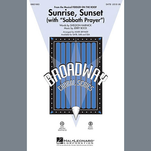 Mark Brymer, Sunrise, Sunset (with Sabbath Prayer), SATB