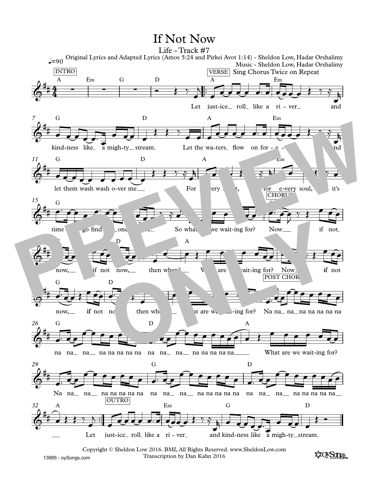 Sheldon Low If Not Now Sheet Music Notes & Chords for Lead Sheet / Fake Book - Download or Print PDF