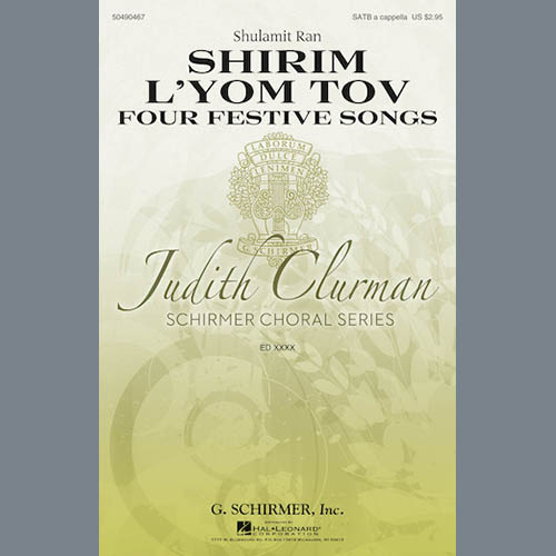 Shulamit Ran, Four Festive Songs, SATB