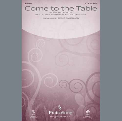 Sidewalk Prophets, Come To The Table (arr. David Angerman), SATB Choir