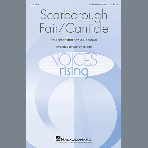 Simon & Garfunkel, Scarborough Fair/Canticle (arr. Randy Jordan), SATB Choir