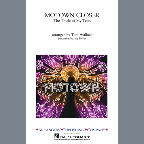 Smokey Robinson, Motown Closer (arr. Tom Wallace) - Alto Sax 1, Marching Band