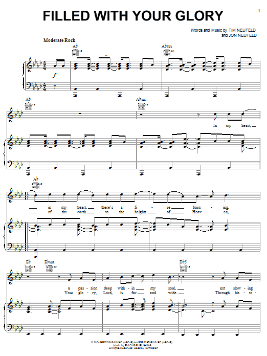 Starfield Filled With Your Glory Sheet Music Notes & Chords for Easy Guitar Tab - Download or Print PDF