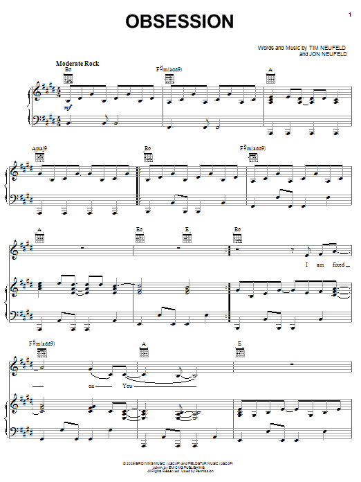 Starfield Obsession Sheet Music Notes & Chords for Piano, Vocal & Guitar (Right-Hand Melody) - Download or Print PDF Starfield Obsession Sheet Music Notes & Chords for Piano, Vocal & Guitar (Right-Hand Melody) - Download or Print PDF