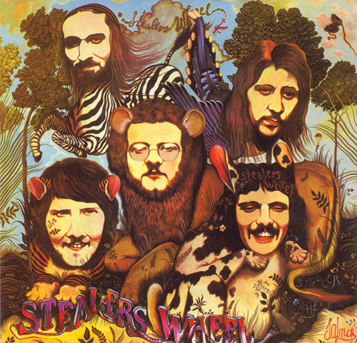 Stealers Wheel, Stuck In The Middle With You, Piano, Vocal & Guitar (Right-Hand Melody)