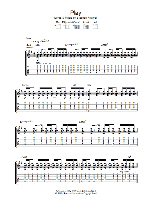 Stephen Fretwell Play Sheet Music Notes & Chords for Guitar Tab - Download or Print PDF