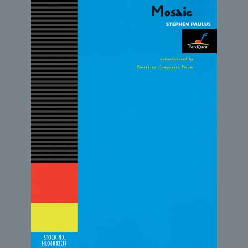 Stephen Paulus, Mosaic - Oboe, Concert Band