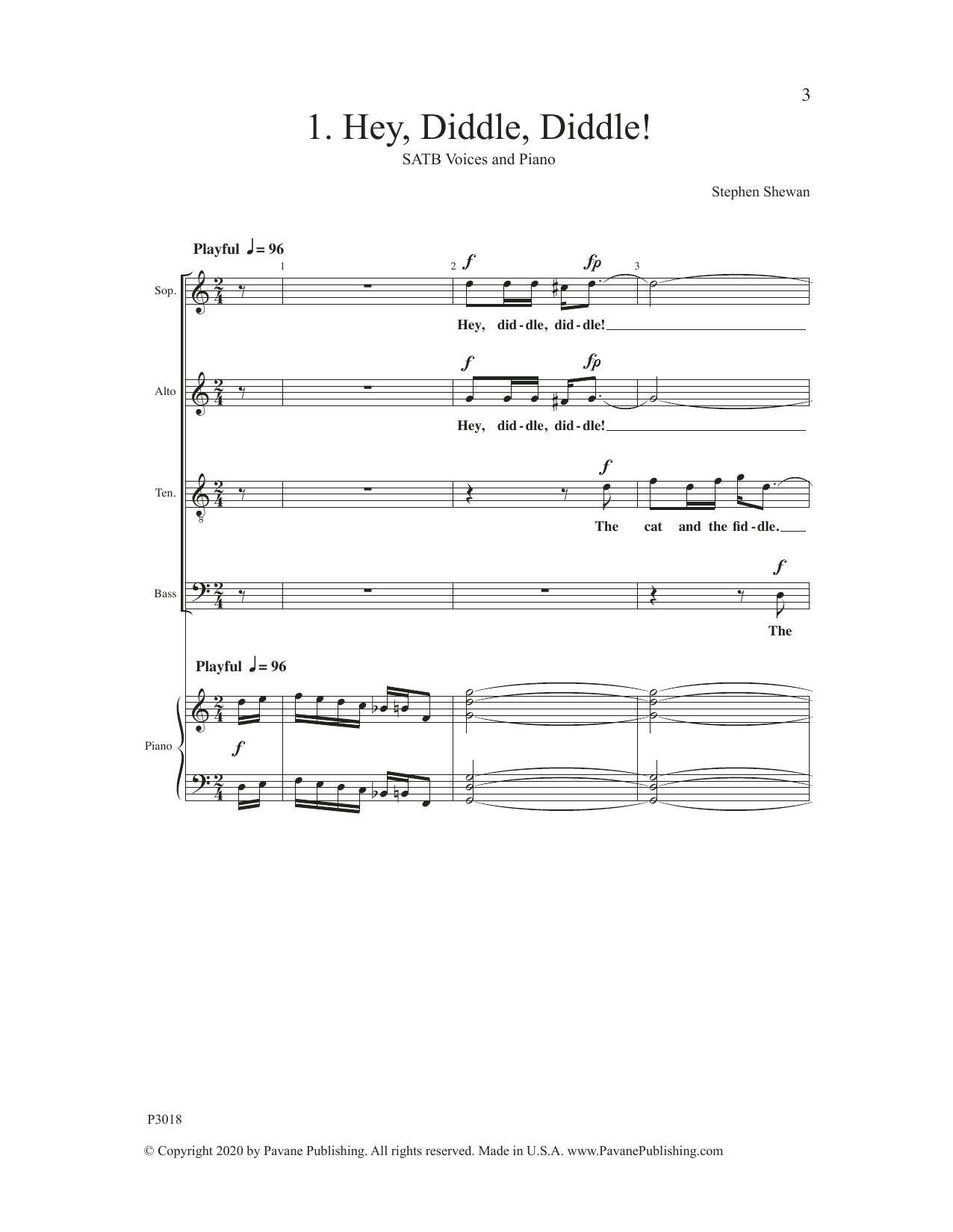 Stephen Shewan Mother Goose Gems Sheet Music Notes & Chords for SATB Choir - Download or Print PDF