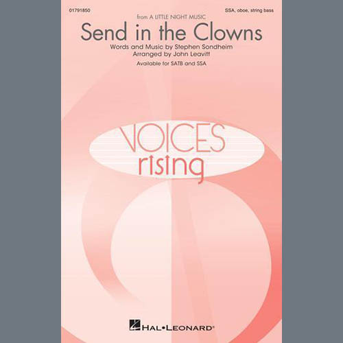 Stephen Sondheim, Send In The Clowns (arr. John Leavitt), SATB Choir