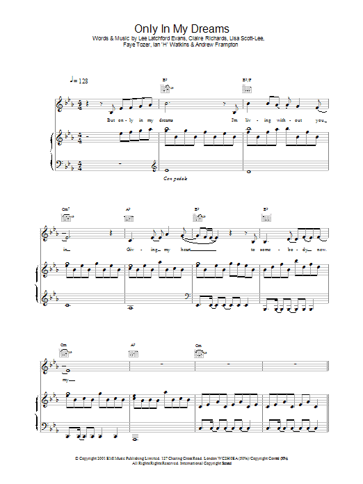 Steps Only In My Dreams Sheet Music Notes & Chords for Piano, Vocal & Guitar - Download or Print PDF