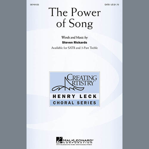 Steve Rickards, The Power Of Song, 3-Part Treble