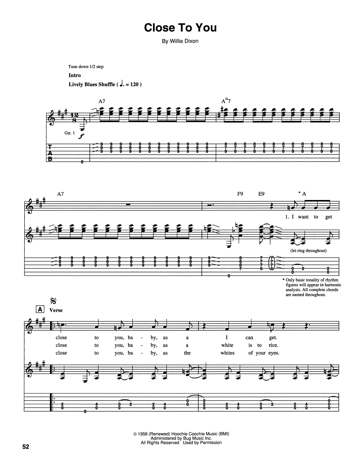Stevie Ray Vaughan Close To You (I Wanna Get) Sheet Music Notes & Chords for Guitar Tab - Download or Print PDF