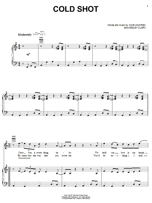 Stevie Ray Vaughan Cold Shot Sheet Music Notes & Chords for Real Book – Melody, Lyrics & Chords - Download or Print PDF