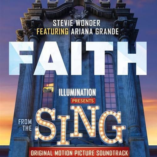 Stevie Wonder feat. Ariana Grande, Faith, Piano, Vocal & Guitar (Right-Hand Melody)