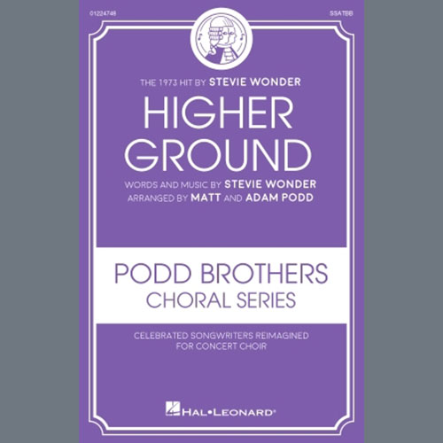 Stevie Wonder, Higher Ground (arr. Matt and Adam Podd), SSATBB Choir
