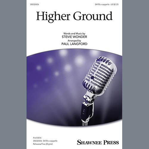 Stevie Wonder, Higher Ground (arr. Paul Langford), SATB Choir