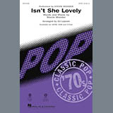 Download Stevie Wonder Isn't She Lovely (arr. Ed Lojeski) sheet music and printable PDF music notes