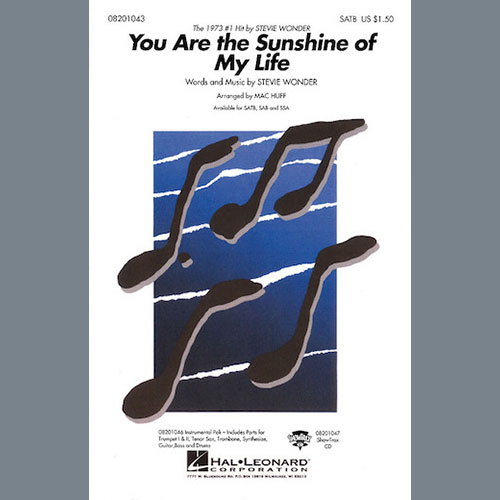 Stevie Wonder, You Are The Sunshine Of My Life (arr. Mac Huff), SSA Choir