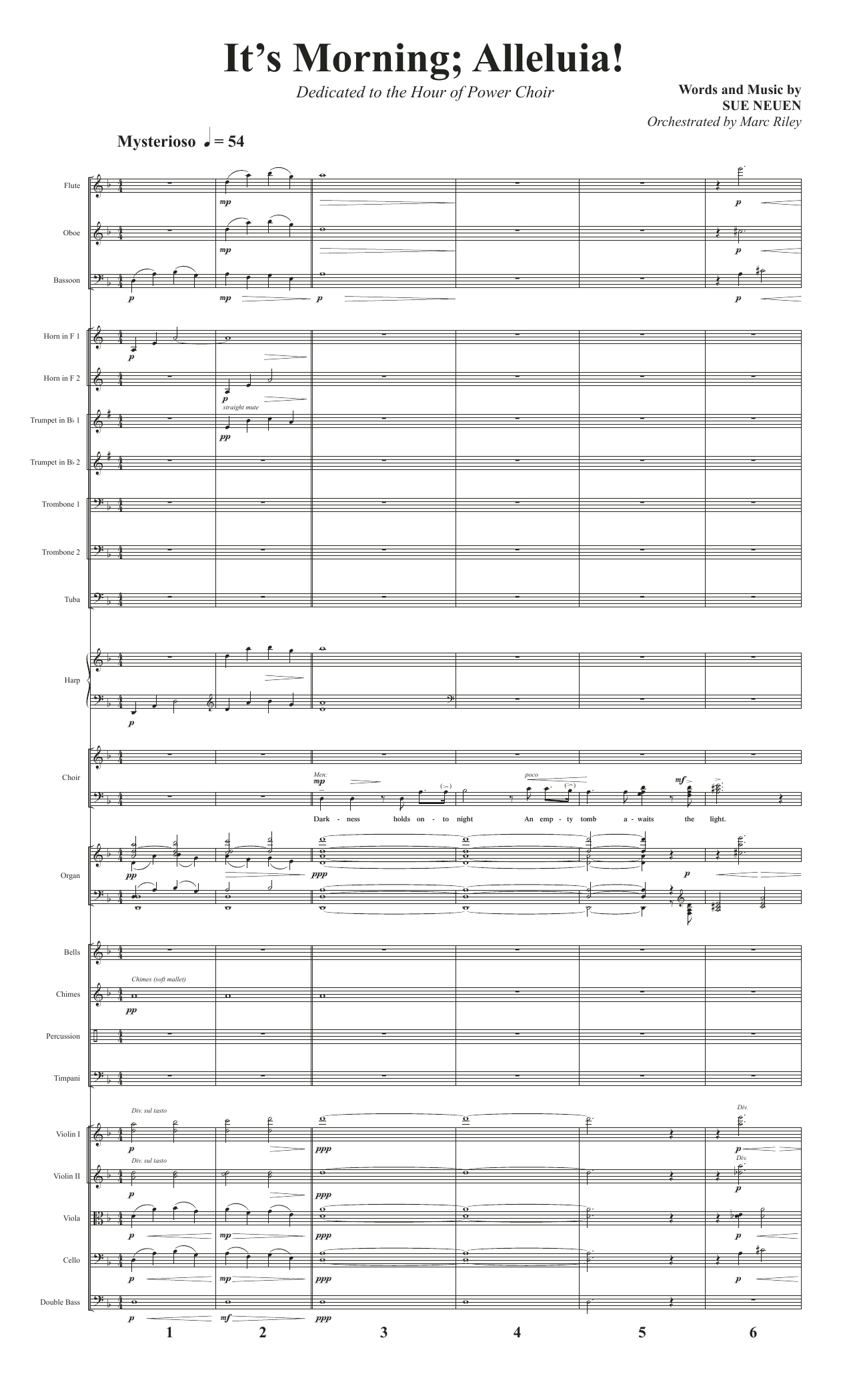 Sue Neuen It's Morning; Alleluia! - Full Score Sheet Music Notes & Chords for Choir Instrumental Pak - Download or Print PDF Sue Neuen It's Morning; Alleluia! - Full Score Sheet Music Notes & Chords for Choir Instrumental Pak - Download or Print PDF