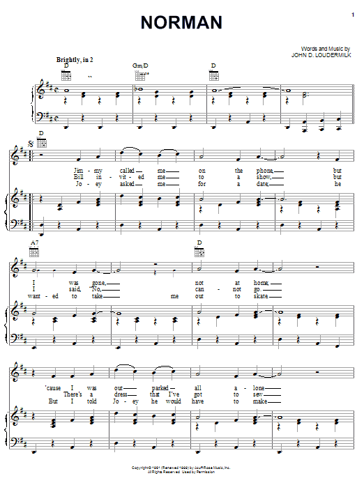 Sue Thompson Norman Sheet Music Notes & Chords for Melody Line, Lyrics & Chords - Download or Print PDF Sue Thompson Norman Sheet Music Notes & Chords for Melody Line, Lyrics & Chords - Download or Print PDF