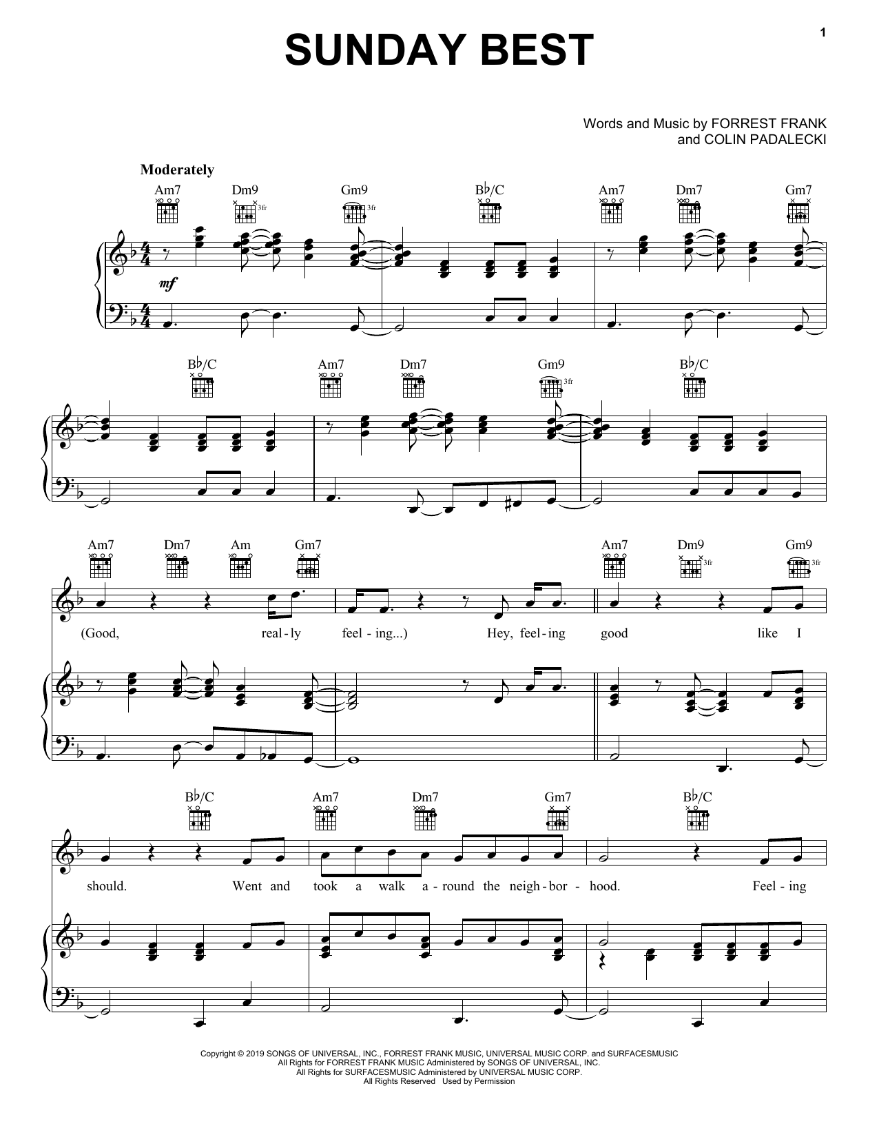 Surfaces Sunday Best Sheet Music Notes & Chords for Ukulele - Download or Print PDF