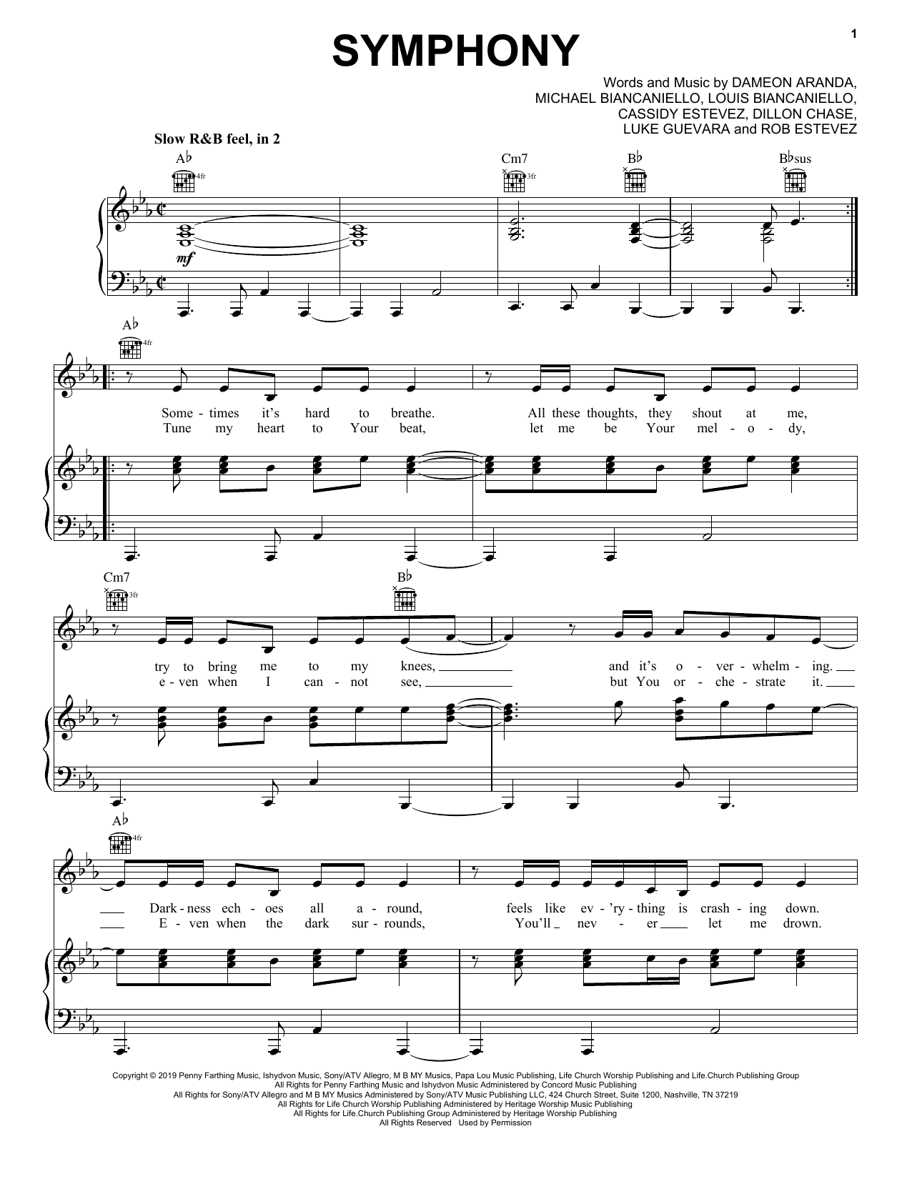 Switch Symphony (feat. Dillon Chase) Sheet Music Notes & Chords for Piano, Vocal & Guitar (Right-Hand Melody) - Download or Print PDF