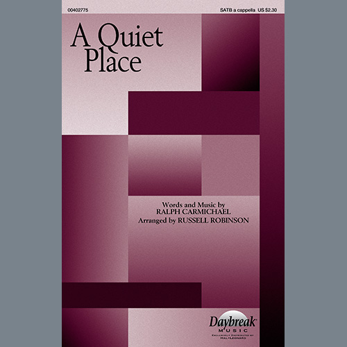 Take 6, A Quiet Place (arr. Russell Robinson), SATB Choir