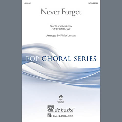 Take That, Never Forget (arr. Philip Lawson), SATB