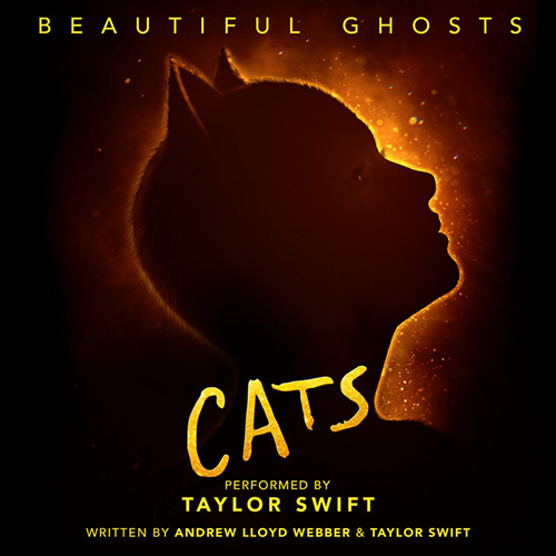 Taylor Swift, Beautiful Ghosts (from the Motion Picture Cats), Piano, Vocal & Guitar (Right-Hand Melody)