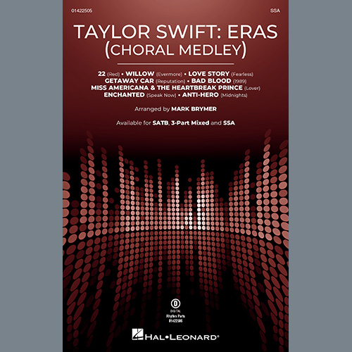 Taylor Swift, Taylor Swift: Eras (Choral Medley) (arr. Mark Brymer), 3-Part Mixed Choir