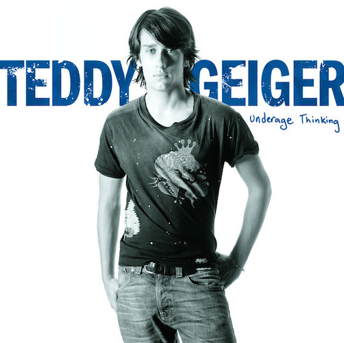Teddy Geiger, A Million Years, Piano, Vocal & Guitar (Right-Hand Melody)