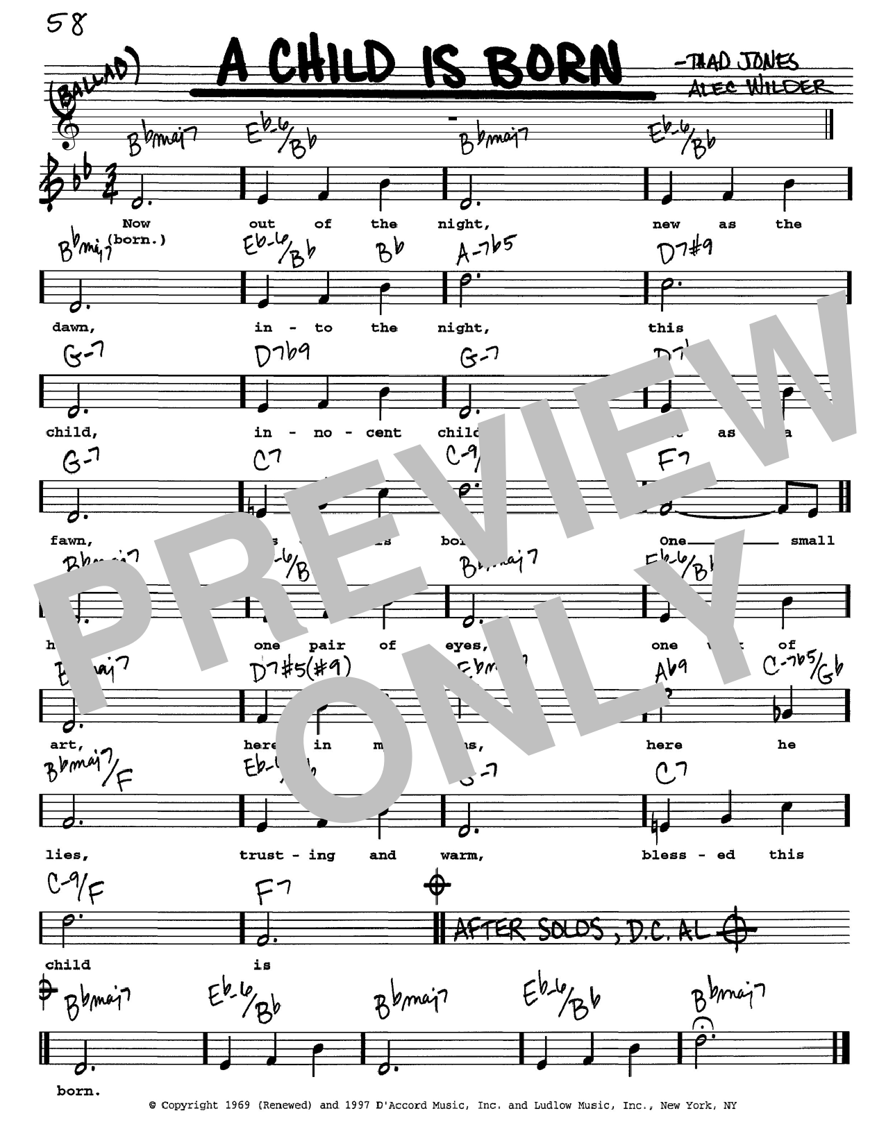 Thad Jones A Child Is Born Sheet Music Notes & Chords for Very Easy Piano - Download or Print PDF