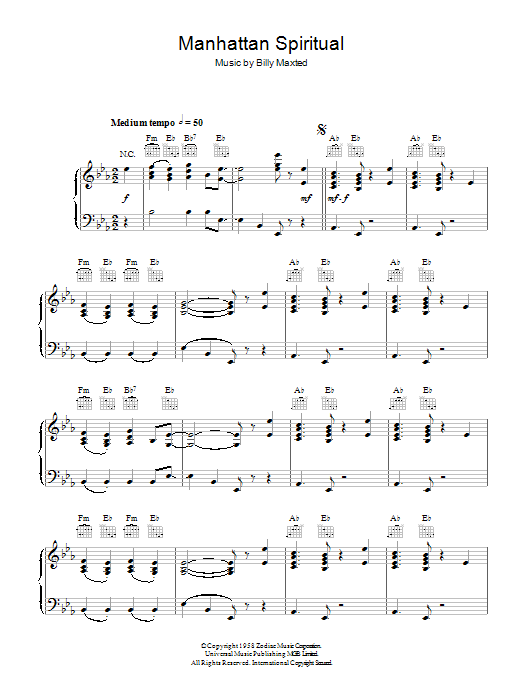 The Back O Town Syncopators Manhattan Spiritual Sheet Music Notes & Chords for Piano - Download or Print PDF
