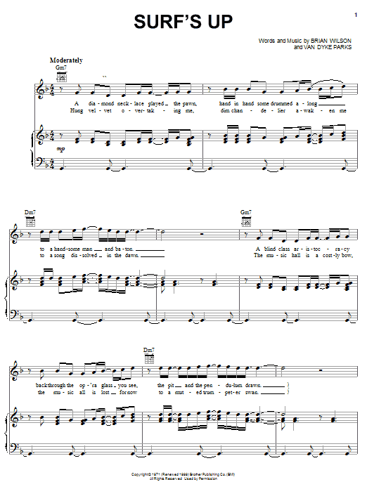 The Beach Boys Surf's Up Sheet Music Notes & Chords for Lead Sheet / Fake Book - Download or Print PDF