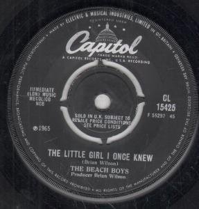 The Beach Boys, The Little Girl I Once Knew, Piano, Vocal & Guitar (Right-Hand Melody)