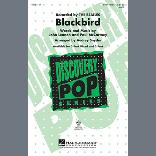 The Beatles, Blackbird (arr. Audrey Snyder), 2-Part Choir