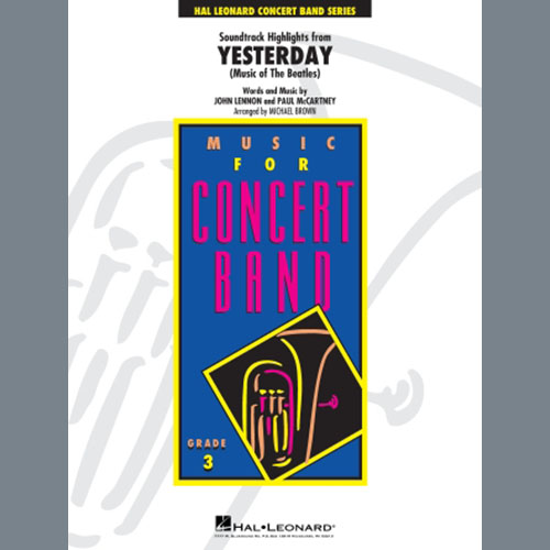 The Beatles, Highlights from Yesterday (Music Of The Beatles) (arr. Michael Brown) - Tuba, Concert Band