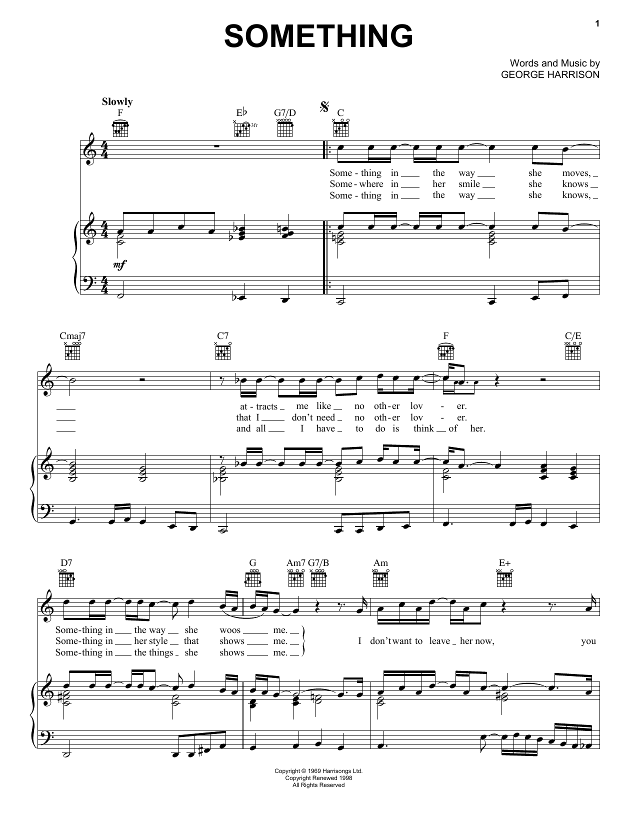 The Beatles Something Sheet Music Notes & Chords for Violin - Download or Print PDF